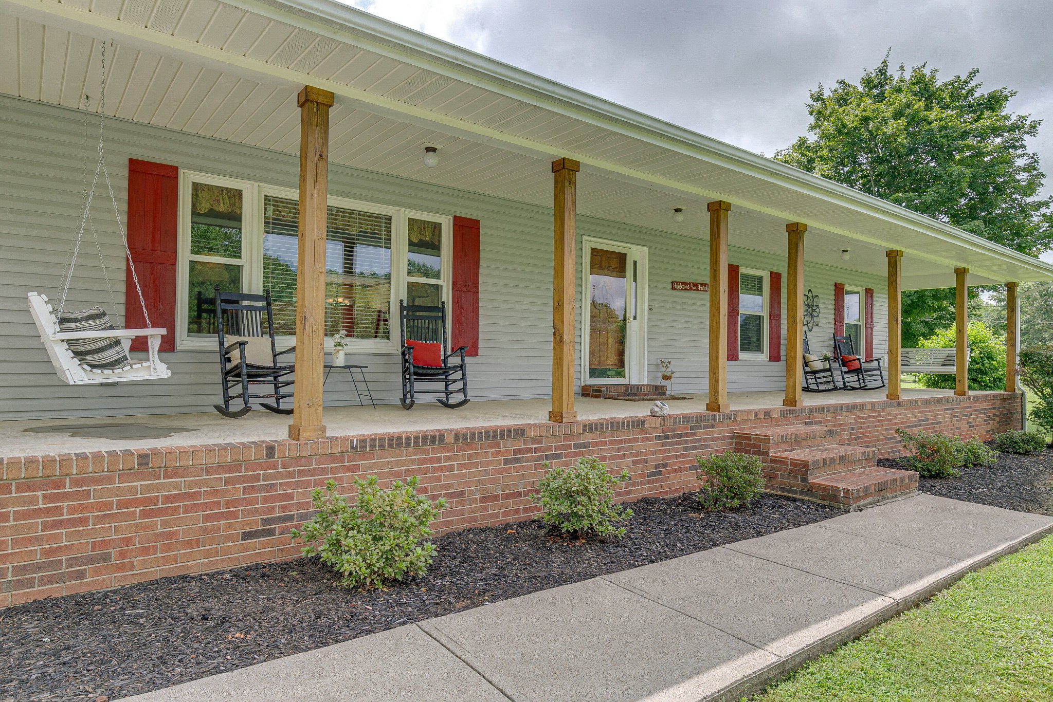 1872 Clara Mathis Road Spring Hill, TN 37174 - Photo 38 of 40 a front view of a house with garden