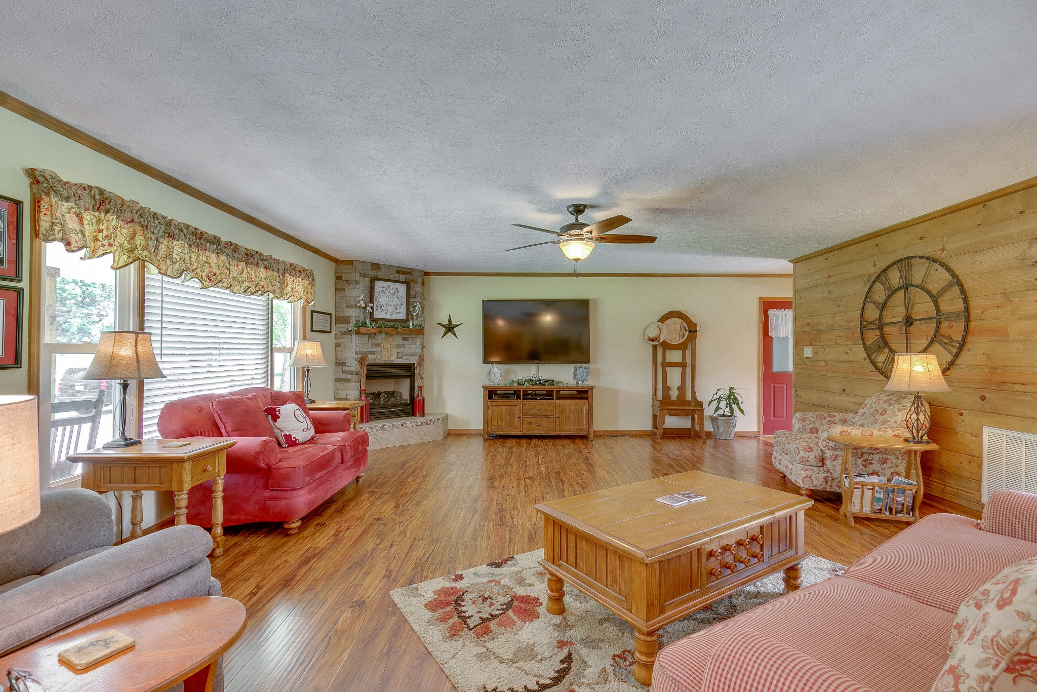 1872 Clara Mathis Road Spring Hill, TN 37174 - Photo 7 of 40 a living room with furniture and a flat screen tv