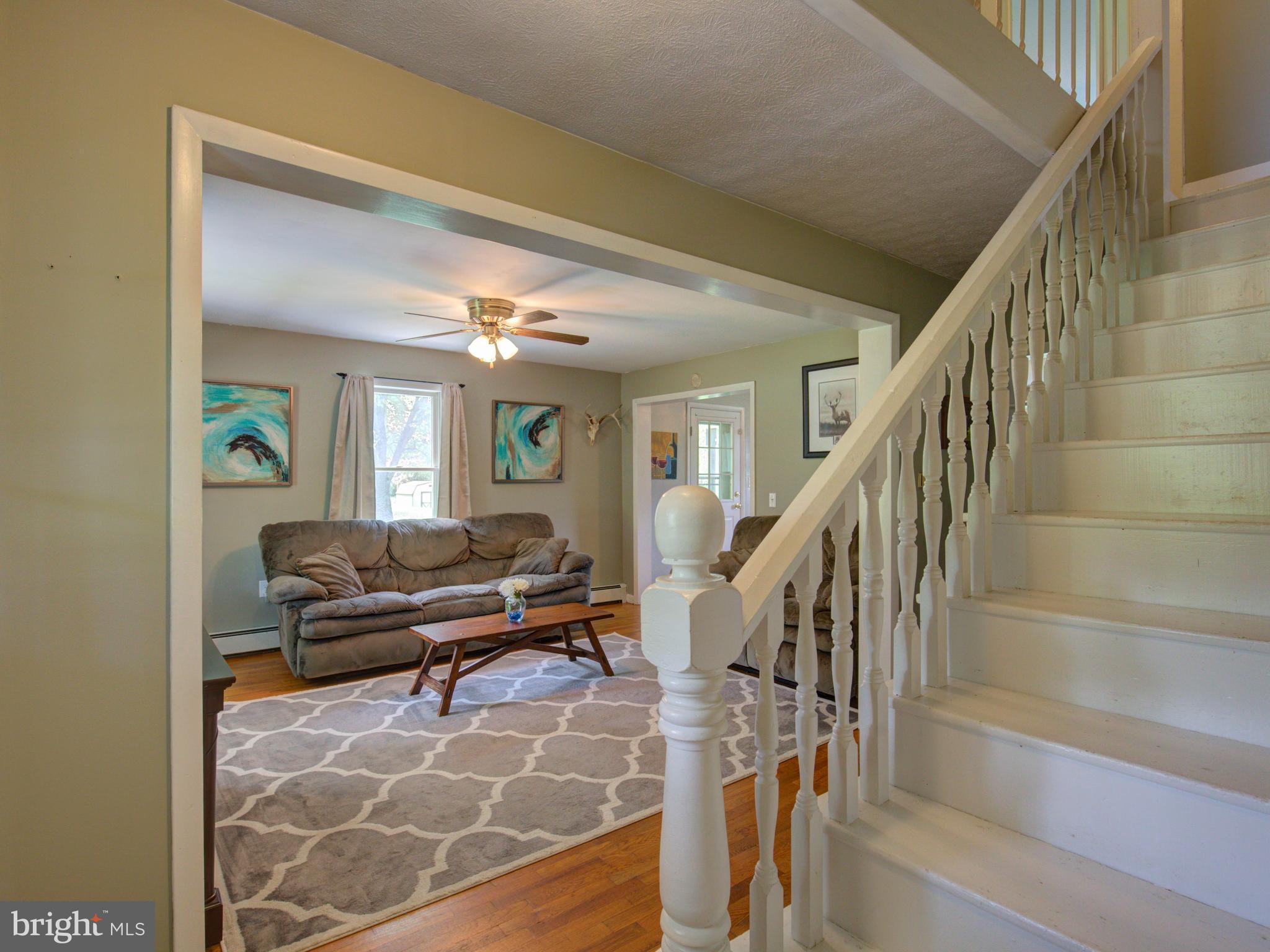 2902 Timber Ridge Road Berkeley Springs, WV 25411 - Photo 5 of 30 a living room with furniture and a potted plant