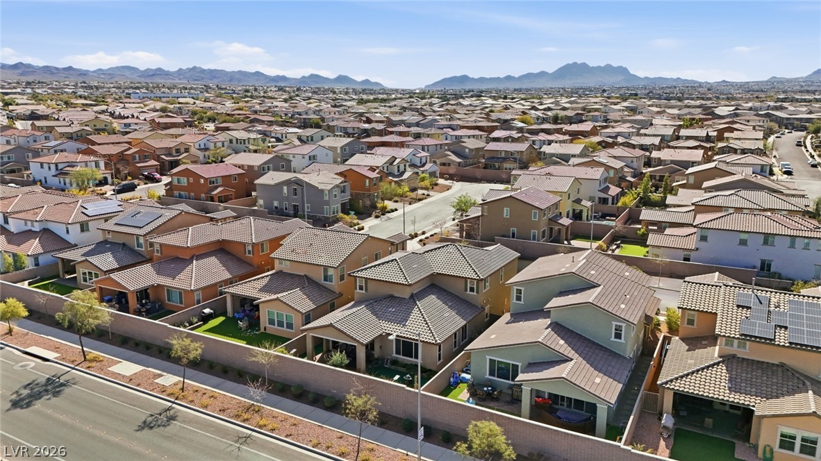250 Dedication Avenue Henderson, NV 89011 - Photo 63 of 67 Aerial view of a mountain backdrop