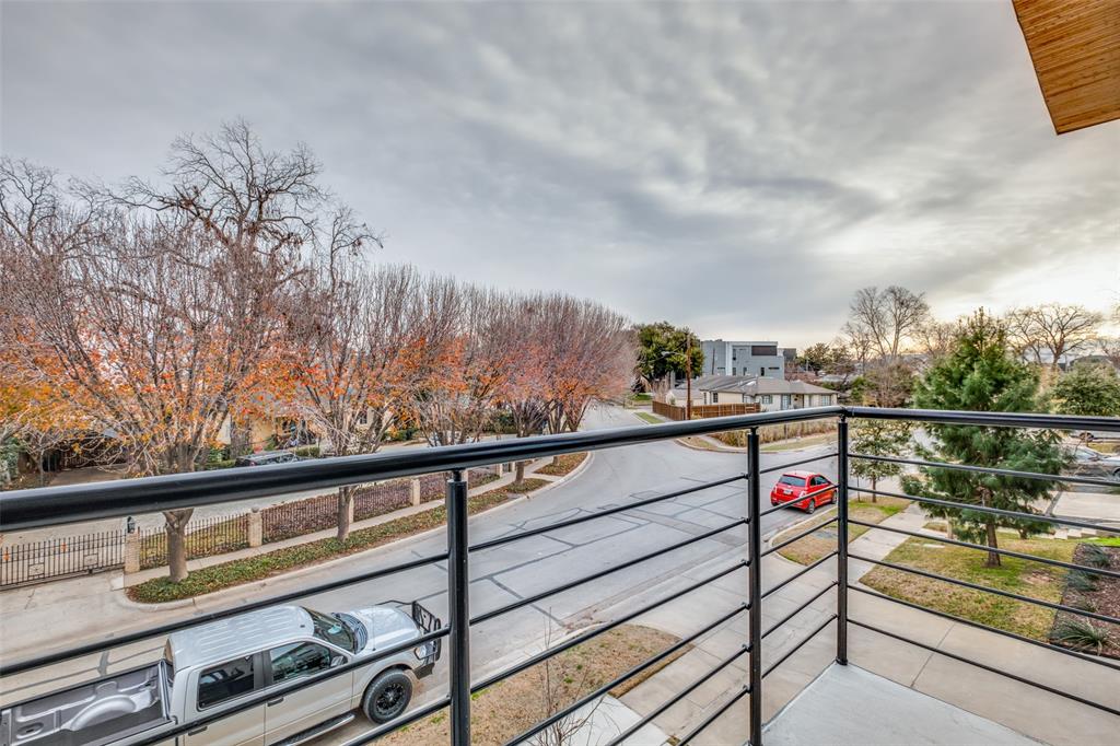 2607 Calvin Street, Unit 3 Dallas, TX 75204 - Photo 21 of 26 a view of city from a balcony