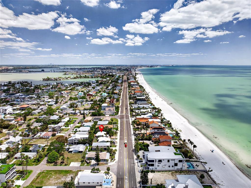 16107 Gulf Boulevard Redington Beach, FL 33708 - Photo 5 of 50 a view of a city with lots of residential buildings and ocean view