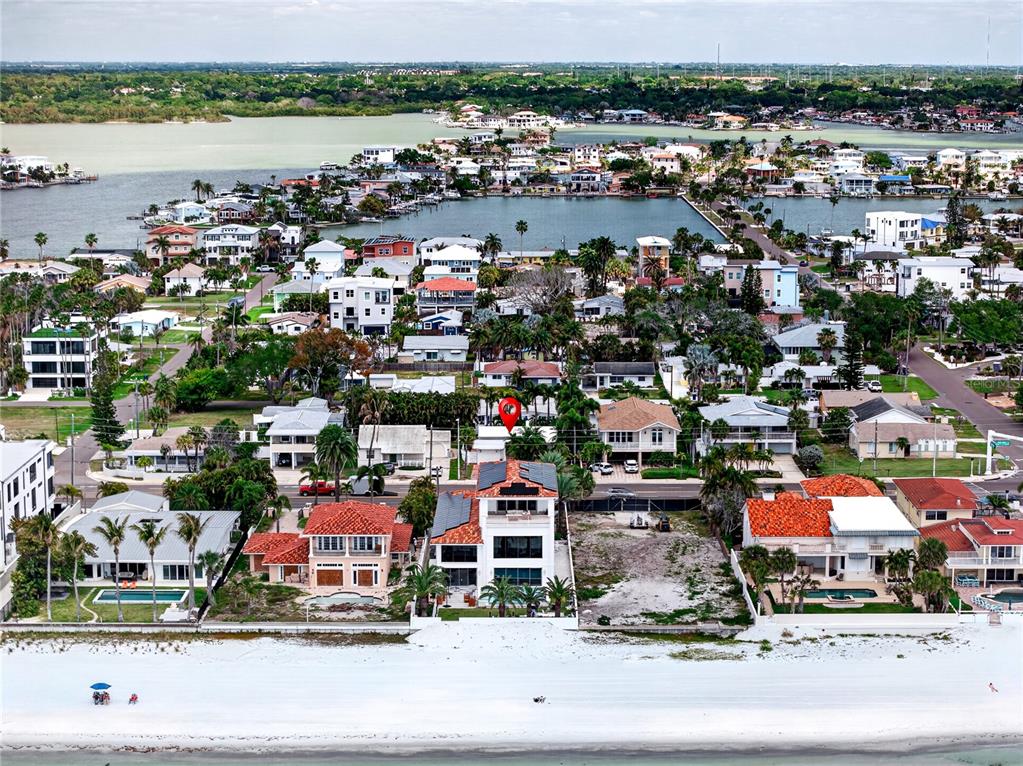 16107 Gulf Boulevard Redington Beach, FL 33708 - Photo 10 of 50 an aerial view of a city with streets and houses