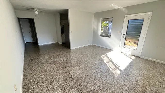 a view of a small space