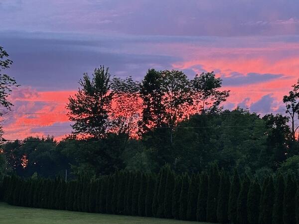 435 Bangor Road Unity, ME 04988 - Photo 45 of 49 Sunset out front