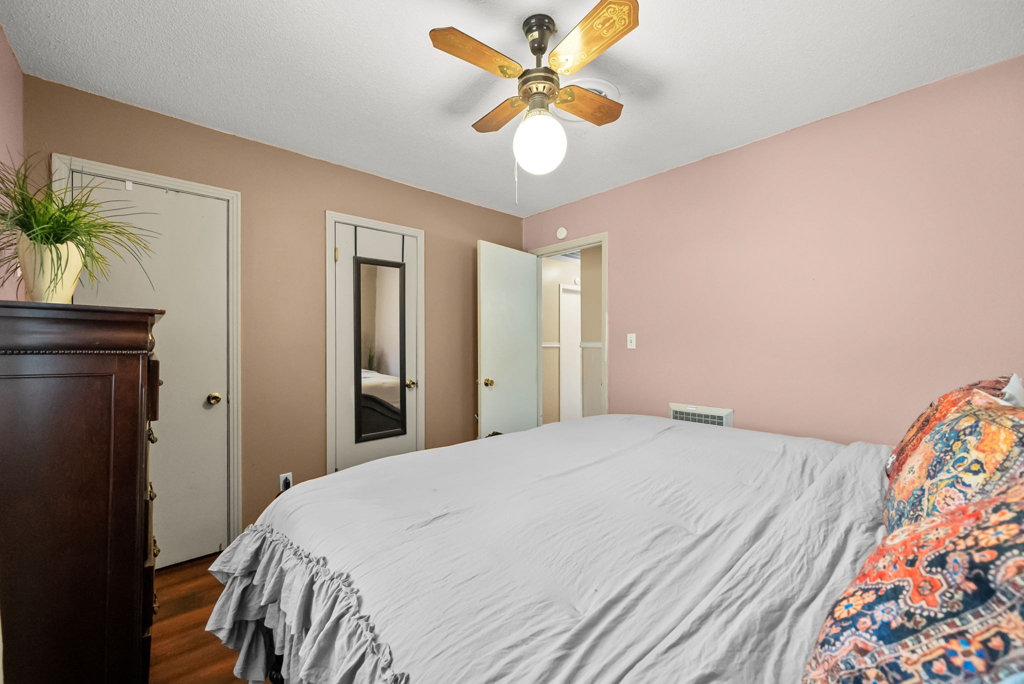 160 Terrapin Run Road Dover, TN 37058 - Photo 16 of 37 a bedroom with a bed and a chandelier