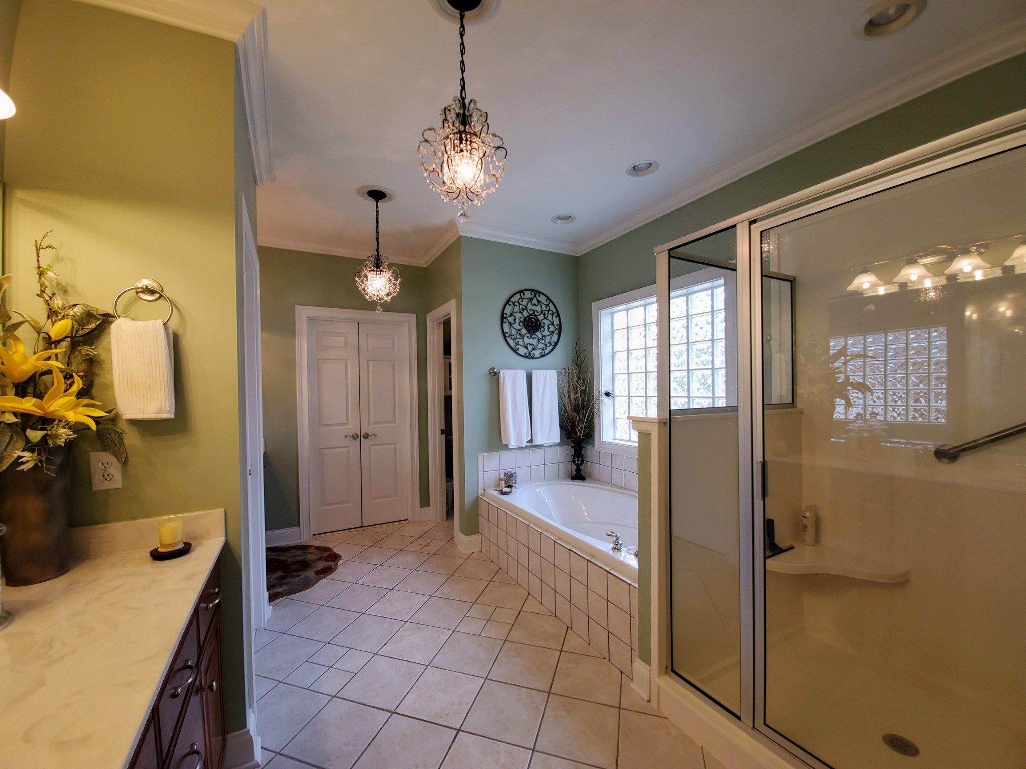 1523 Winterberry Drive Murfreesboro, TN 37130 - Photo 14 of 42 a view of a hallway with bathroom and mirror