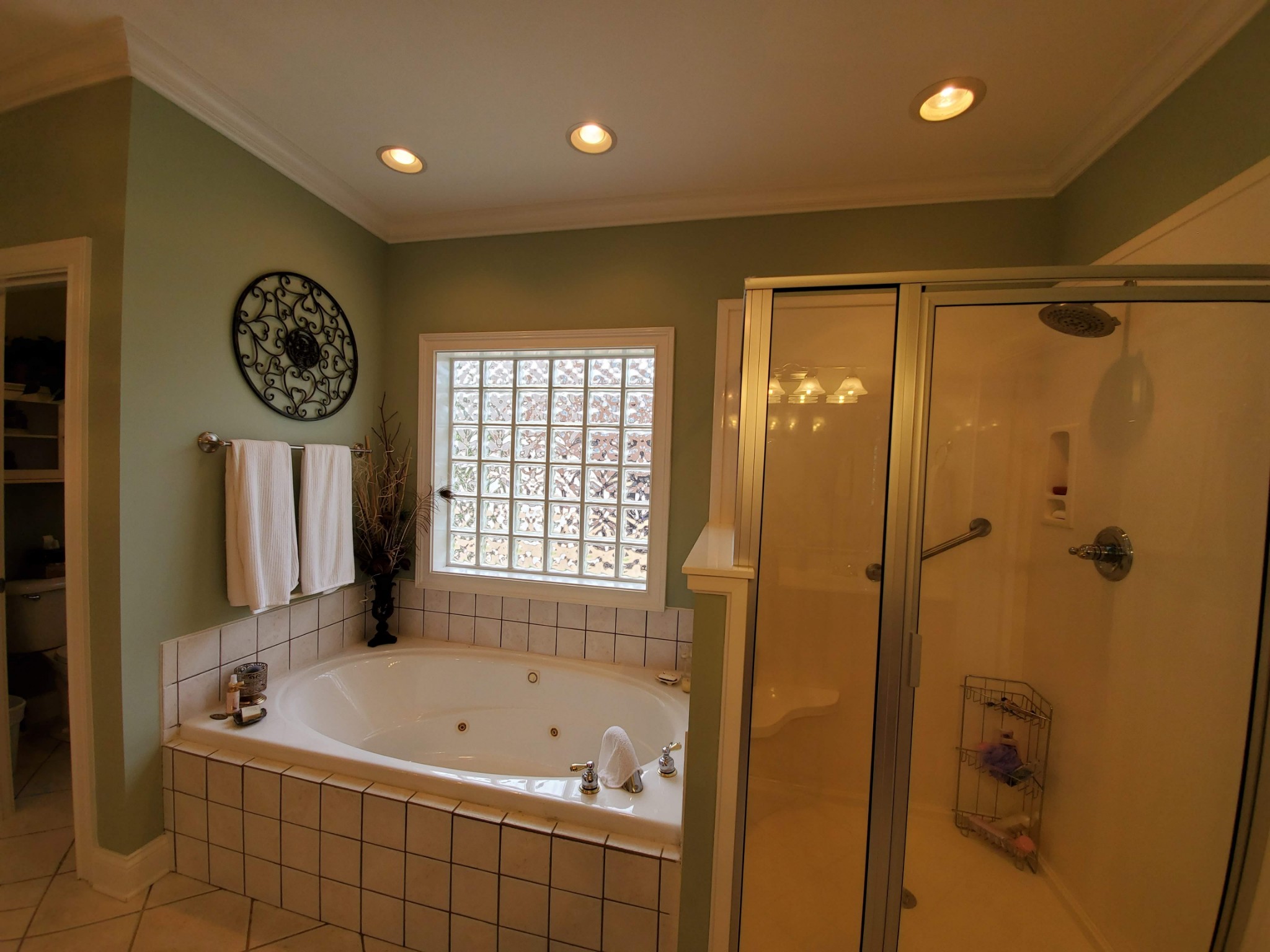 1523 Winterberry Drive Murfreesboro, TN 37130 - Photo 16 of 42 a bathroom with a bathtub and a shower