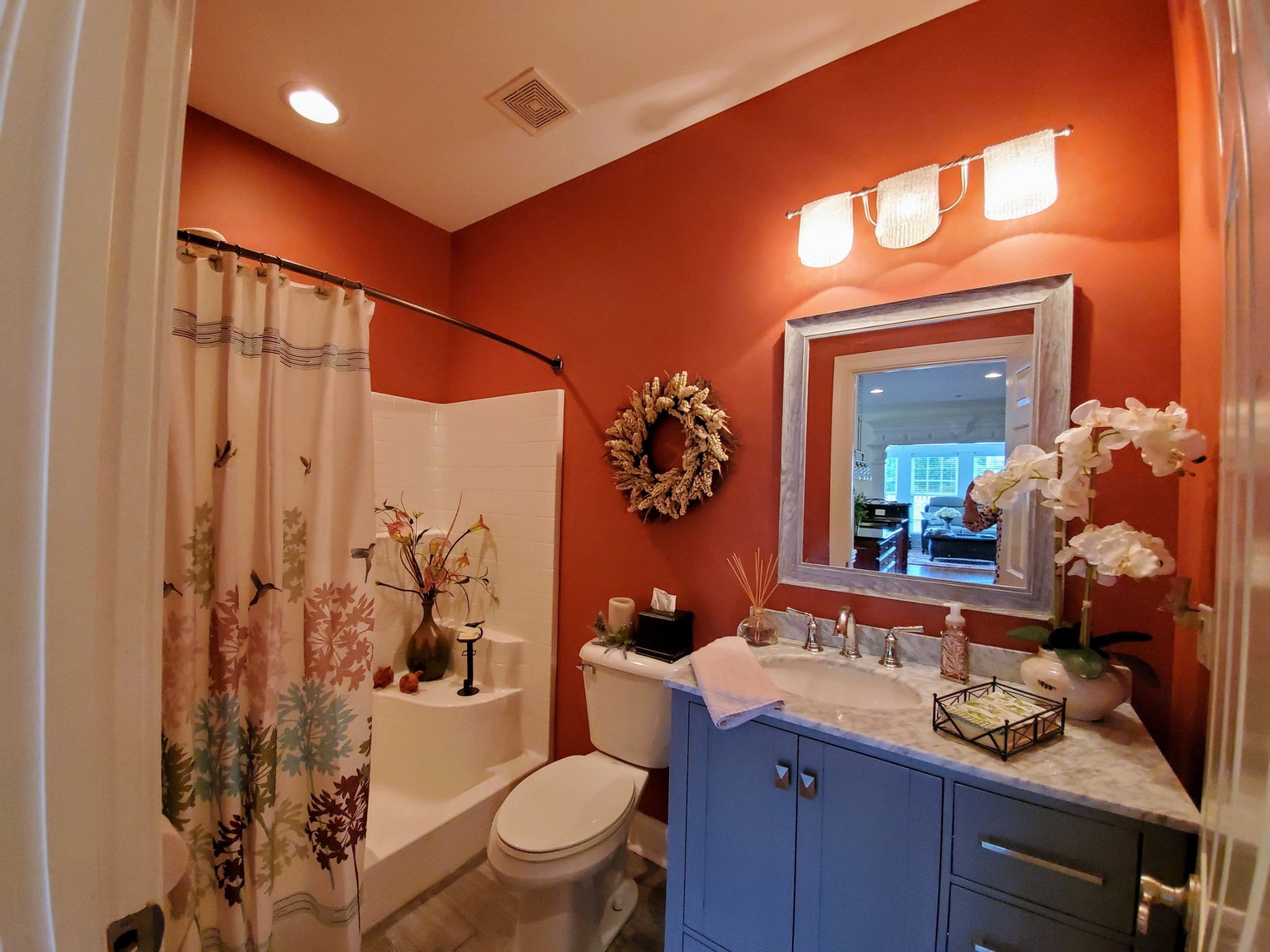 1523 Winterberry Drive Murfreesboro, TN 37130 - Photo 26 of 42 a bathroom with a toilet sink and mirror