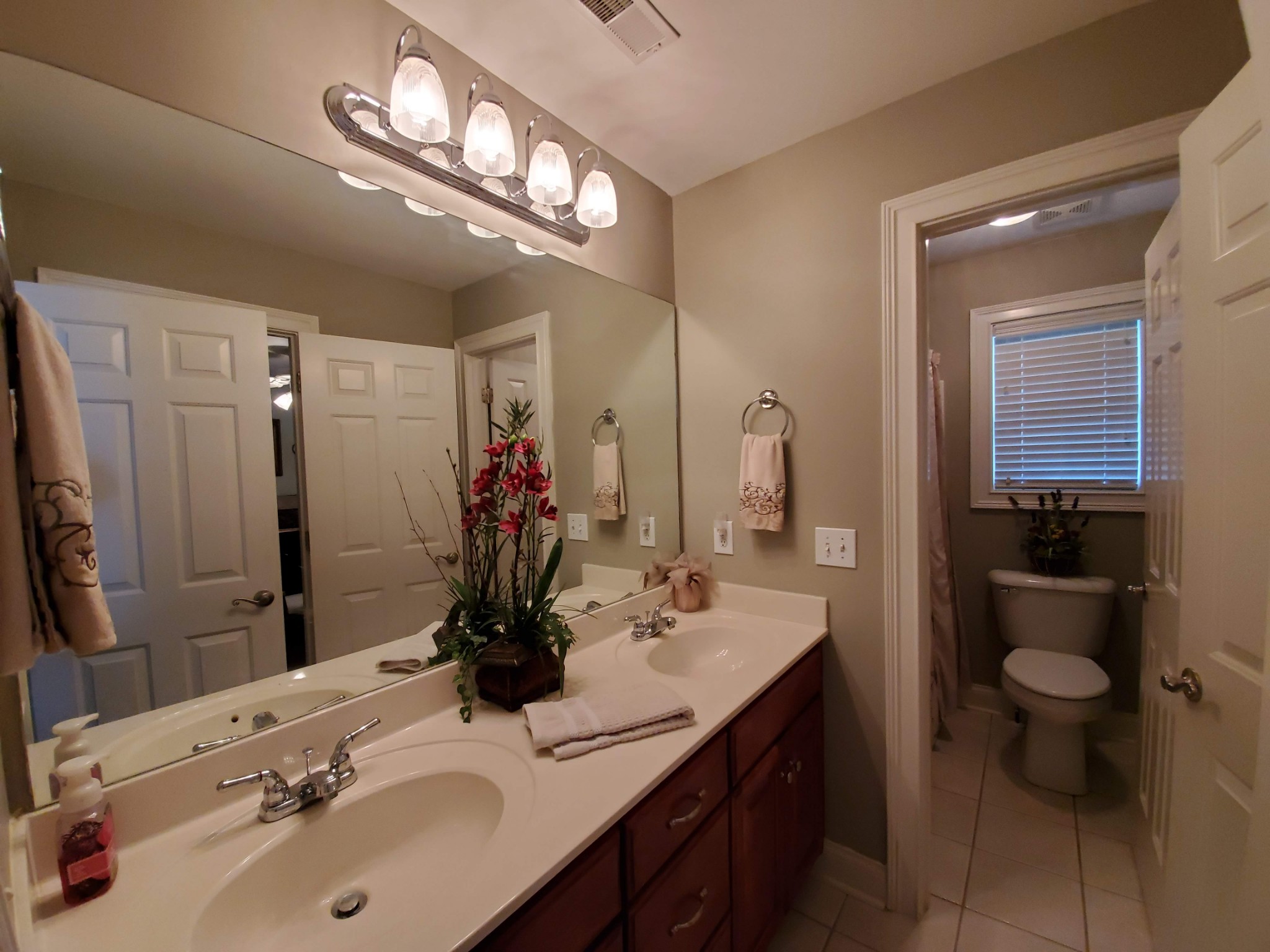 1523 Winterberry Drive Murfreesboro, TN 37130 - Photo 28 of 42 a bathroom with a sink double vanity and a toilet