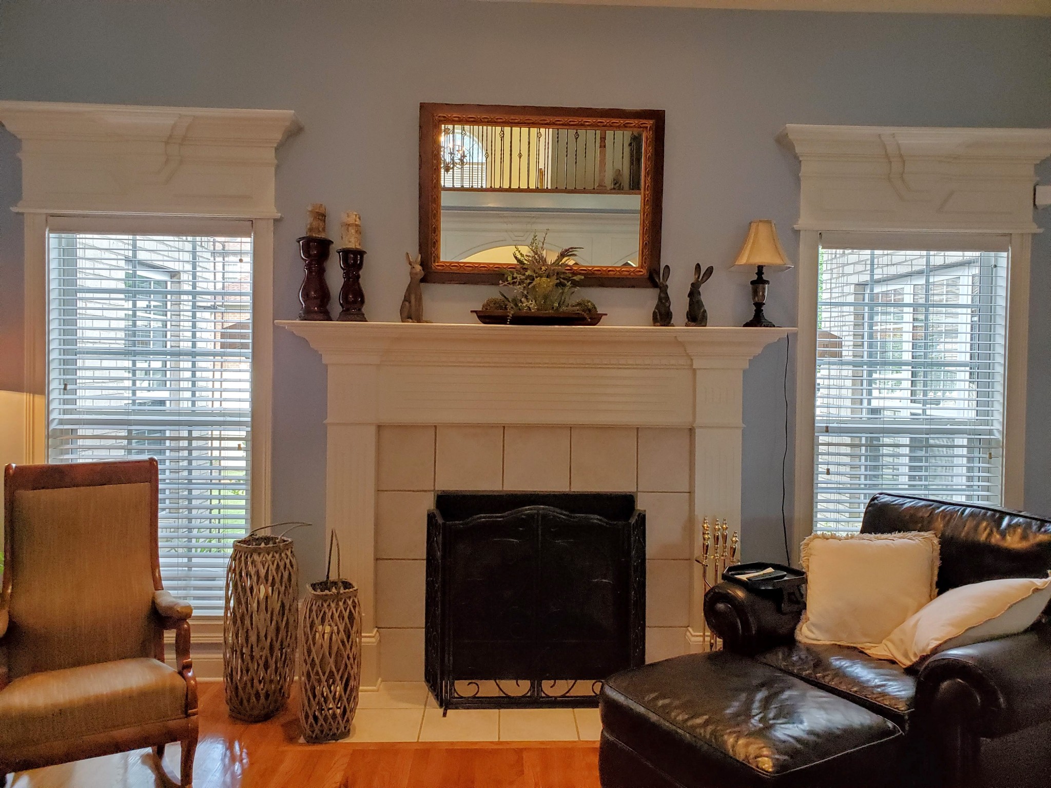1523 Winterberry Drive Murfreesboro, TN 37130 - Photo 10 of 42 a living room with furniture and a fireplace