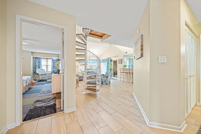 a view of a living room