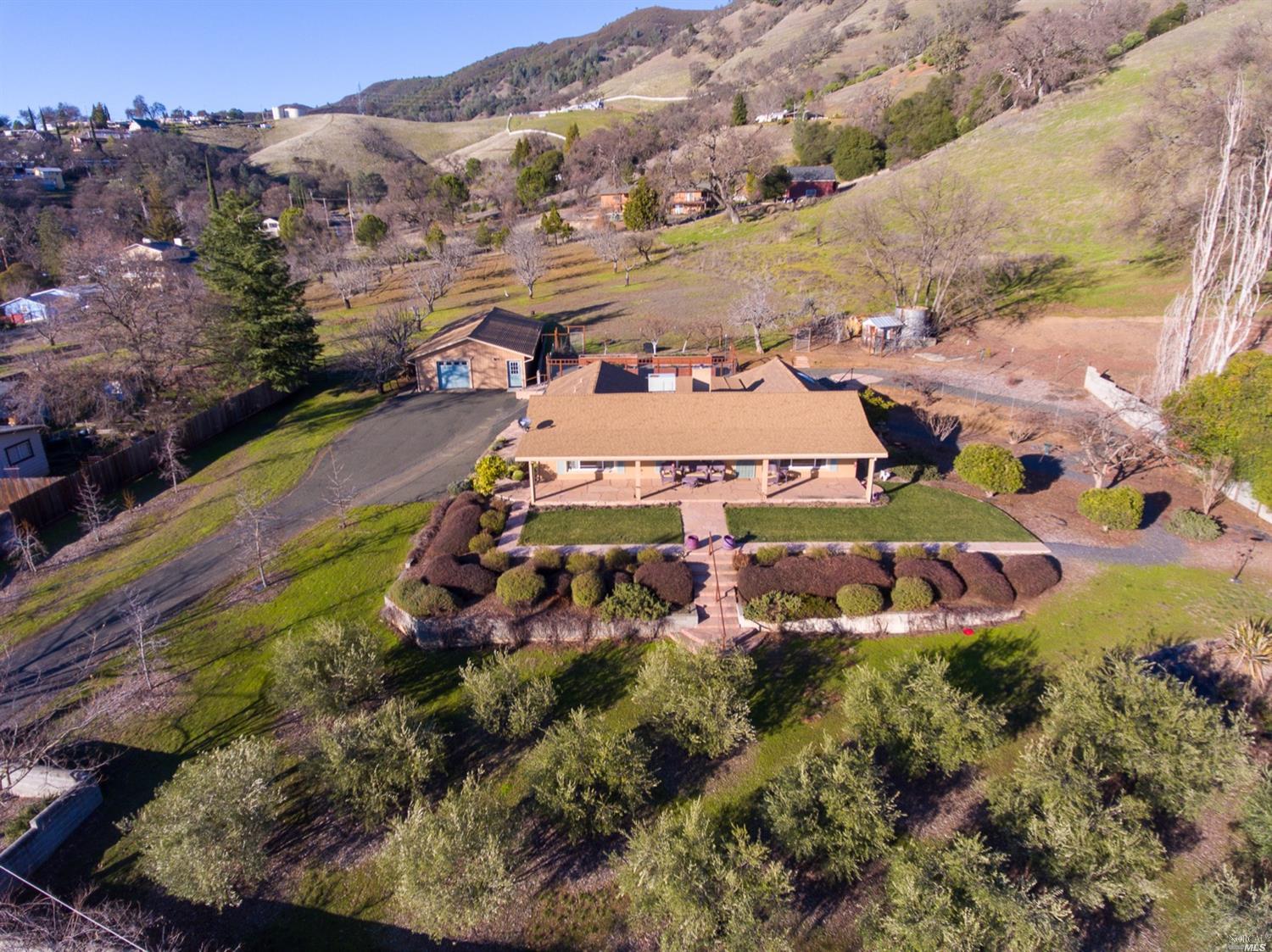 3673 Lakeview Drive Nice, CA 95464 - Photo 1 of 1 an aerial view of residential houses with outdoor space