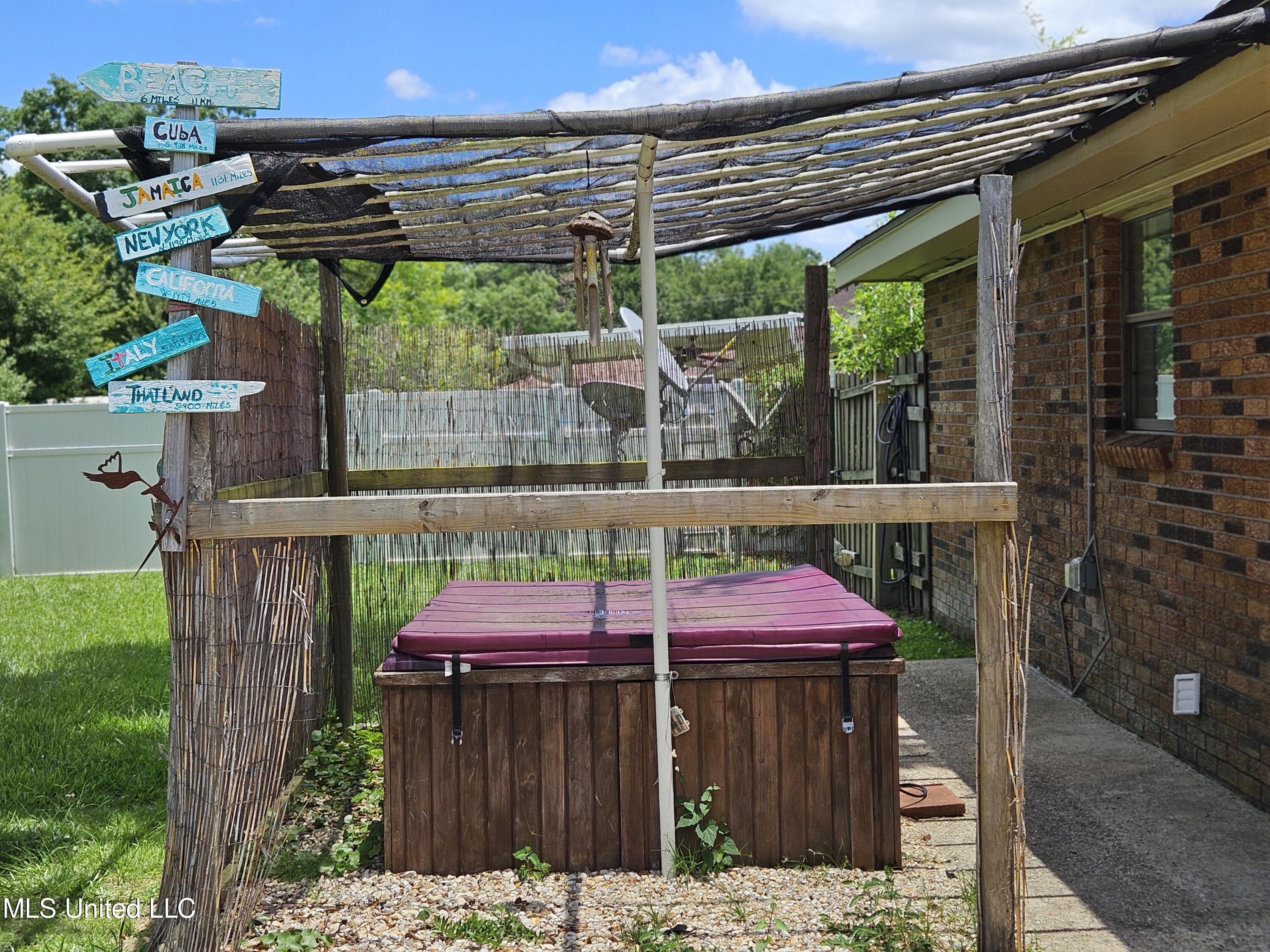 10646 Plummer Circle Gulfport, MS 39503 - Photo 37 of 43 Gazebo with hottub