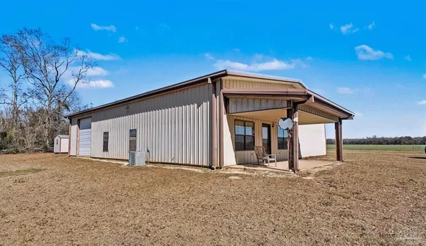 a view of an entrance door of the house