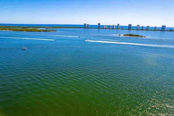 a view of ocean from a balcony