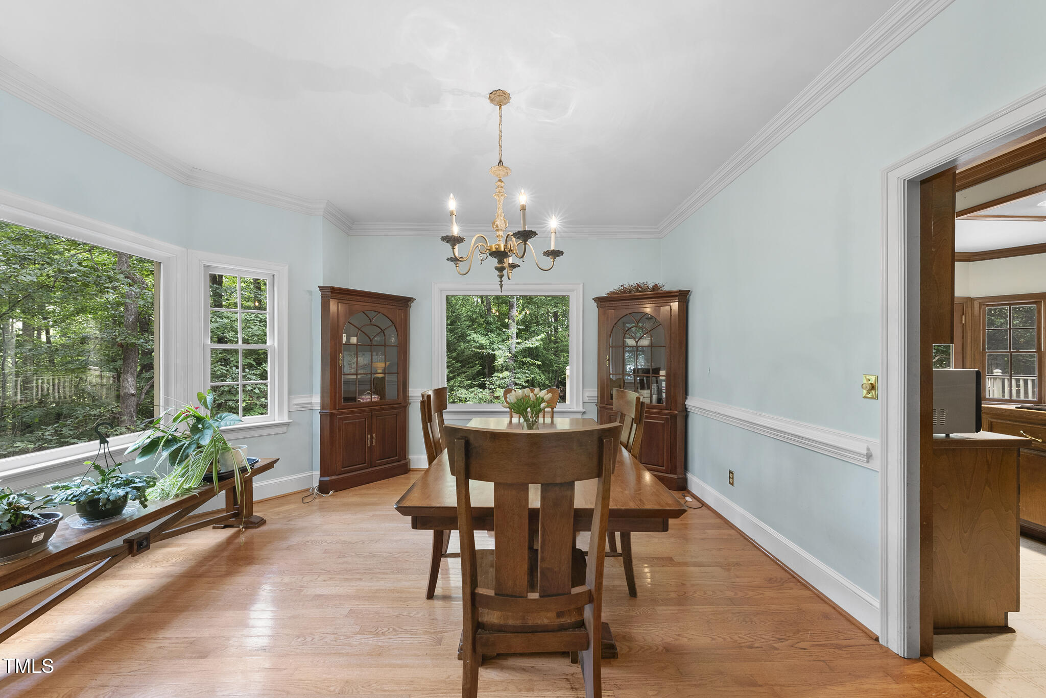 821 Ascot Lane Raleigh, NC 27615 - Photo 6 of 43 a dining room with furniture window wooden floor