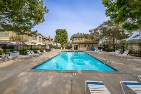a view of outdoor space yard swimming pool and patio