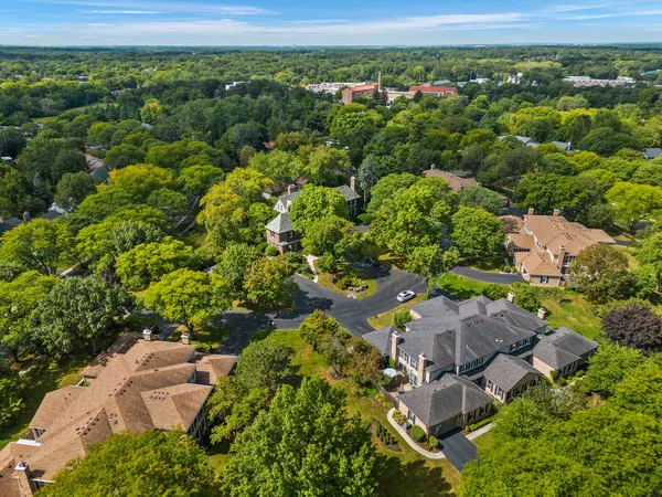 a view of a backyard with a garden
