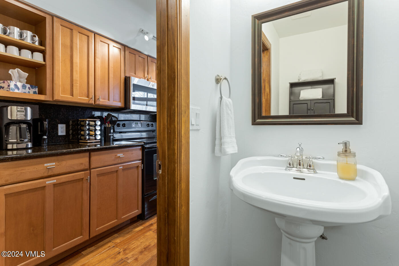 16 Eagle-Vail Road, Unit A1 Avon, CO 81620 - Photo 12 of 46 MAIN LEVEL POWDER ROOM