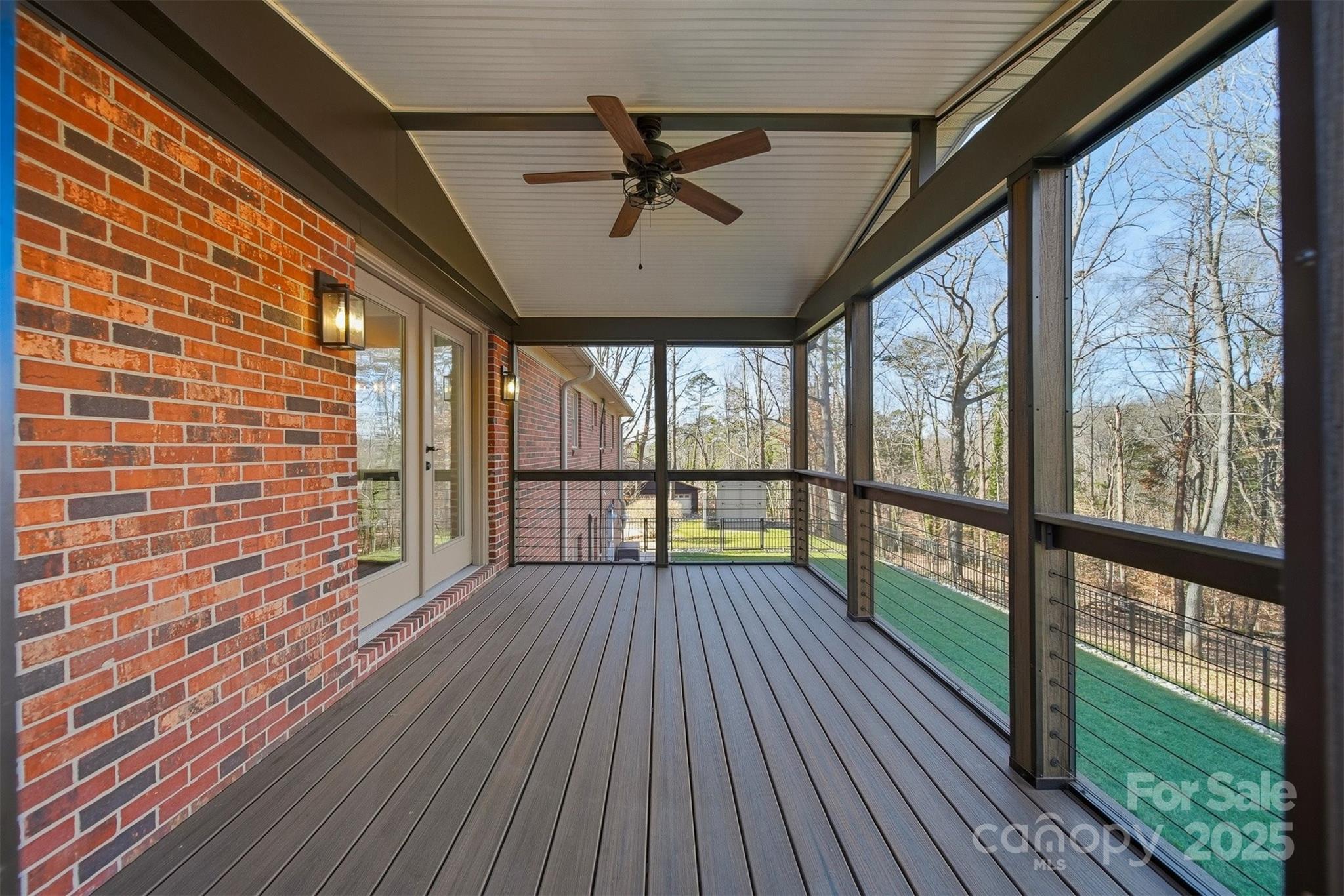 315 Skyline Road Hickory, NC 28601 - Photo 19 of 48 a view of a porch with wooden floor