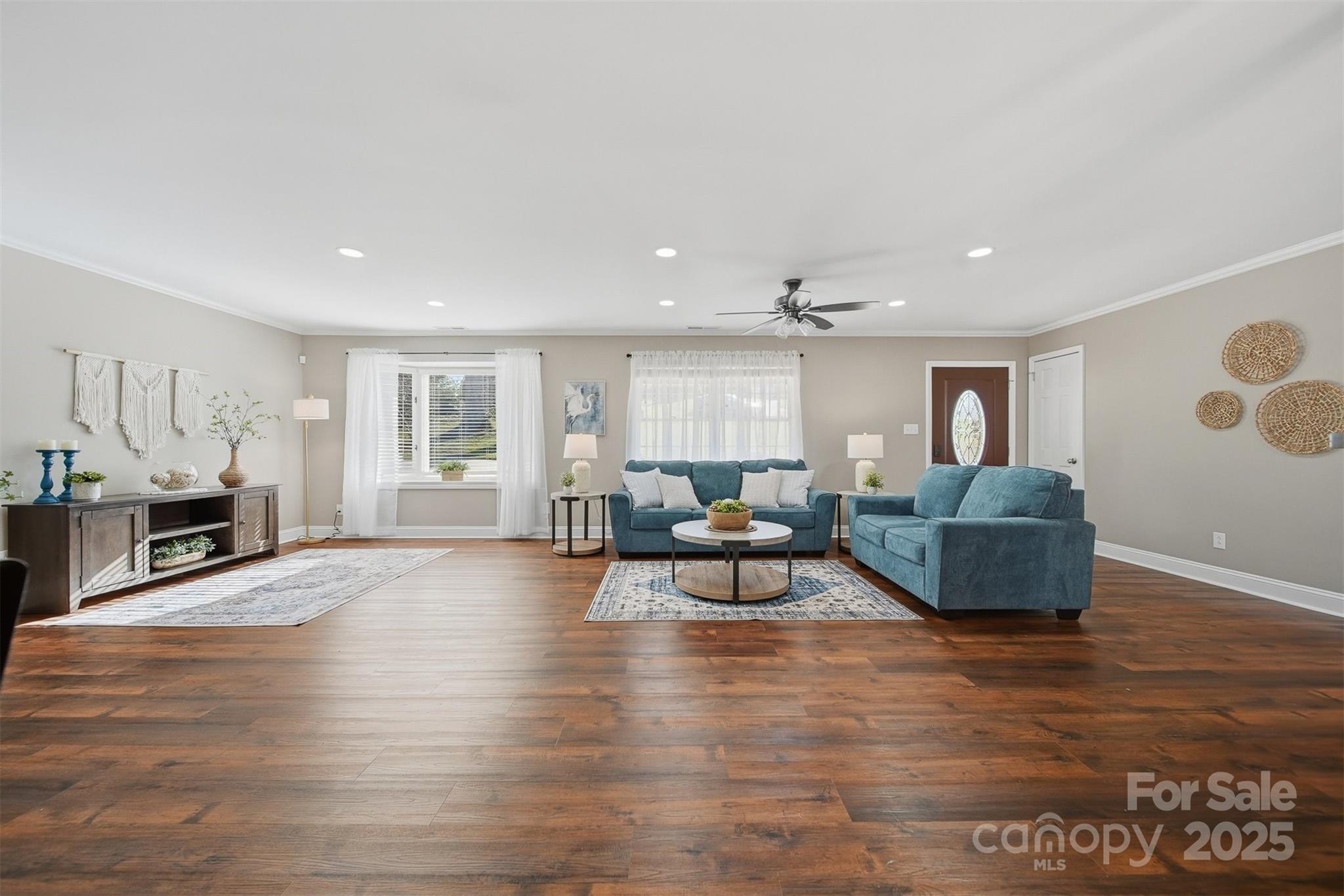 315 Skyline Road Hickory, NC 28601 - Photo 9 of 48 a living room with furniture and a wooden floor