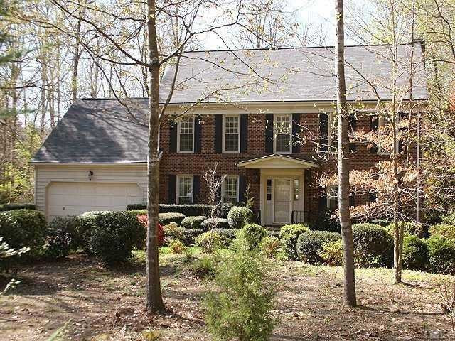 11808 Coachmans Way Raleigh, NC 27614 - Photo 1 of 12 Beautiful brick front home with maintenance free vinyl siding in a large landscaped yard with flowering shrubs and hardwoods. Exterior Front