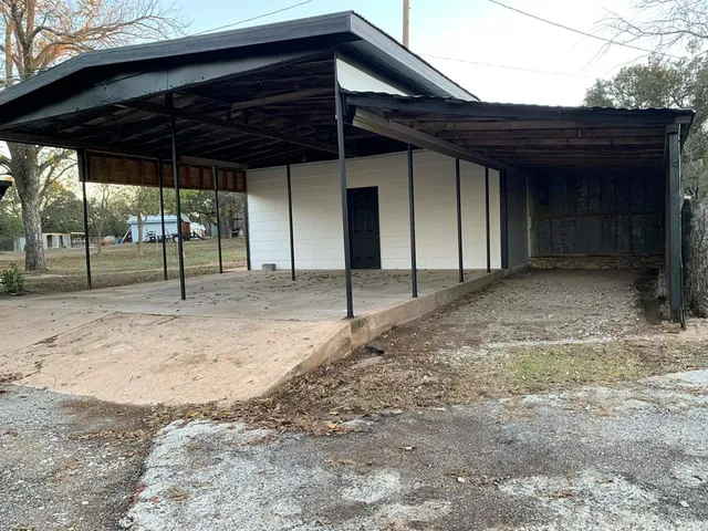 a view of park with trees