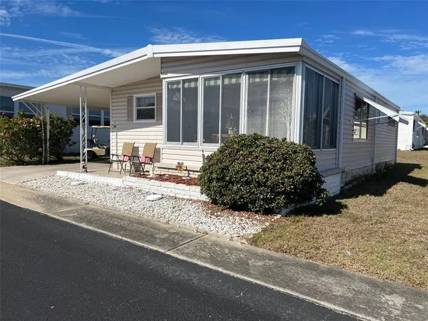 a view of a house with a outdoor space