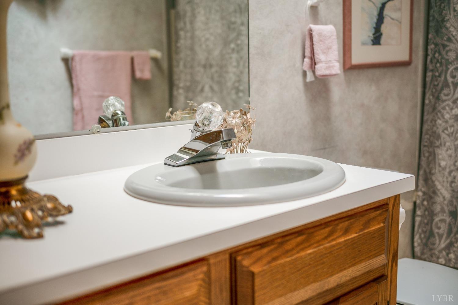 7903 Charlemont Road Goode, VA 24556 - Photo 30 of 47 a bathroom with a sink and a mirror