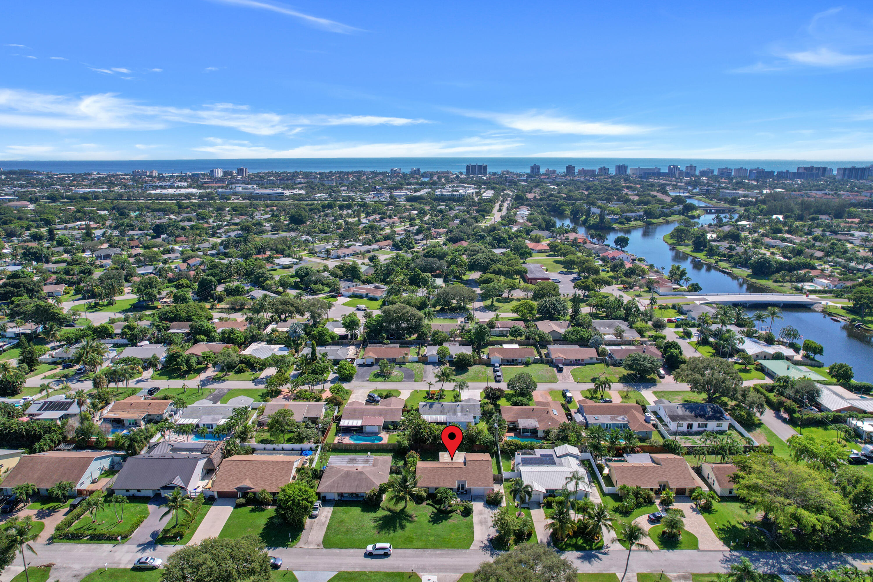 3101 Cardinal Drive Delray Beach, FL 33444 - Photo 25 of 26 Aerial 1