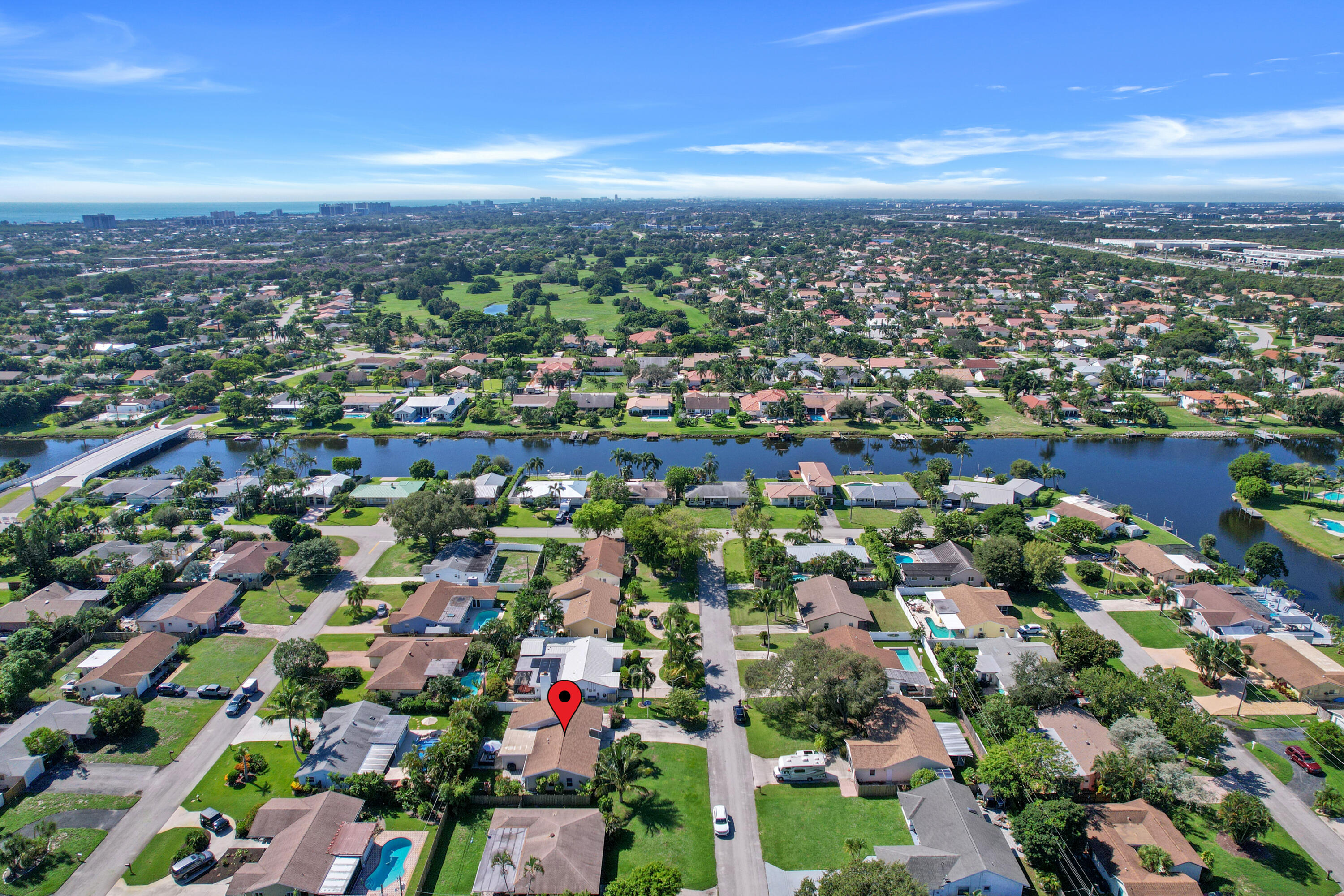 3101 Cardinal Drive Delray Beach, FL 33444 - Photo 26 of 26 Aerial 2