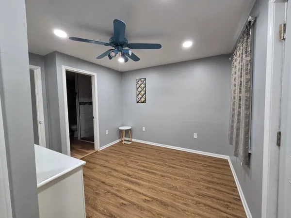 a view of an empty room