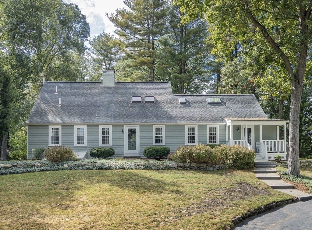 8 Nob Hill Road Wayland, MA 01778 - Photo 1 of 28 a view of a house with a swimming pool