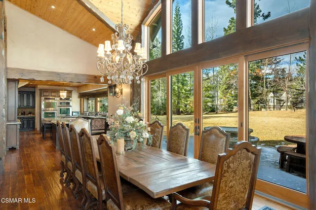 a front view of a house with patio