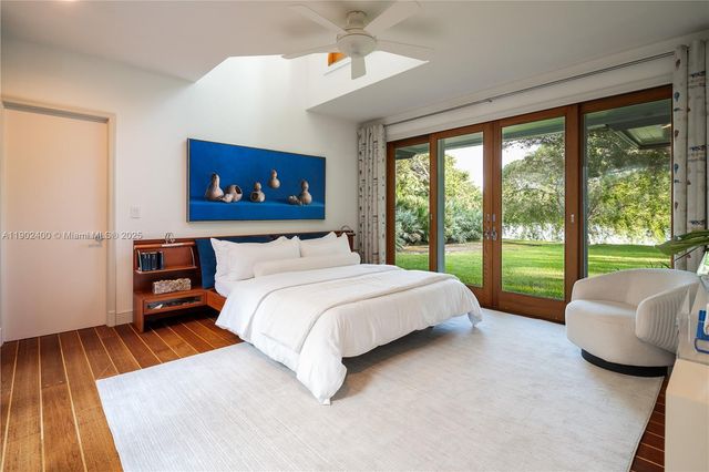 a view of backyard with green space