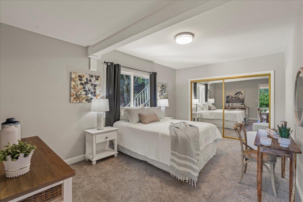 25400 Radonich Road Los Gatos, CA 95033 - Photo 16 of 42 a bed room with a bed and a window