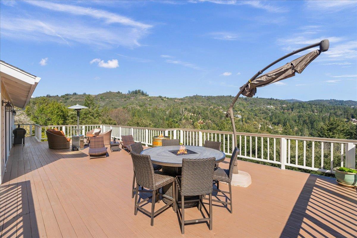 25400 Radonich Road Los Gatos, CA 95033 - Photo 24 of 42 a view of a chairs and table in patio