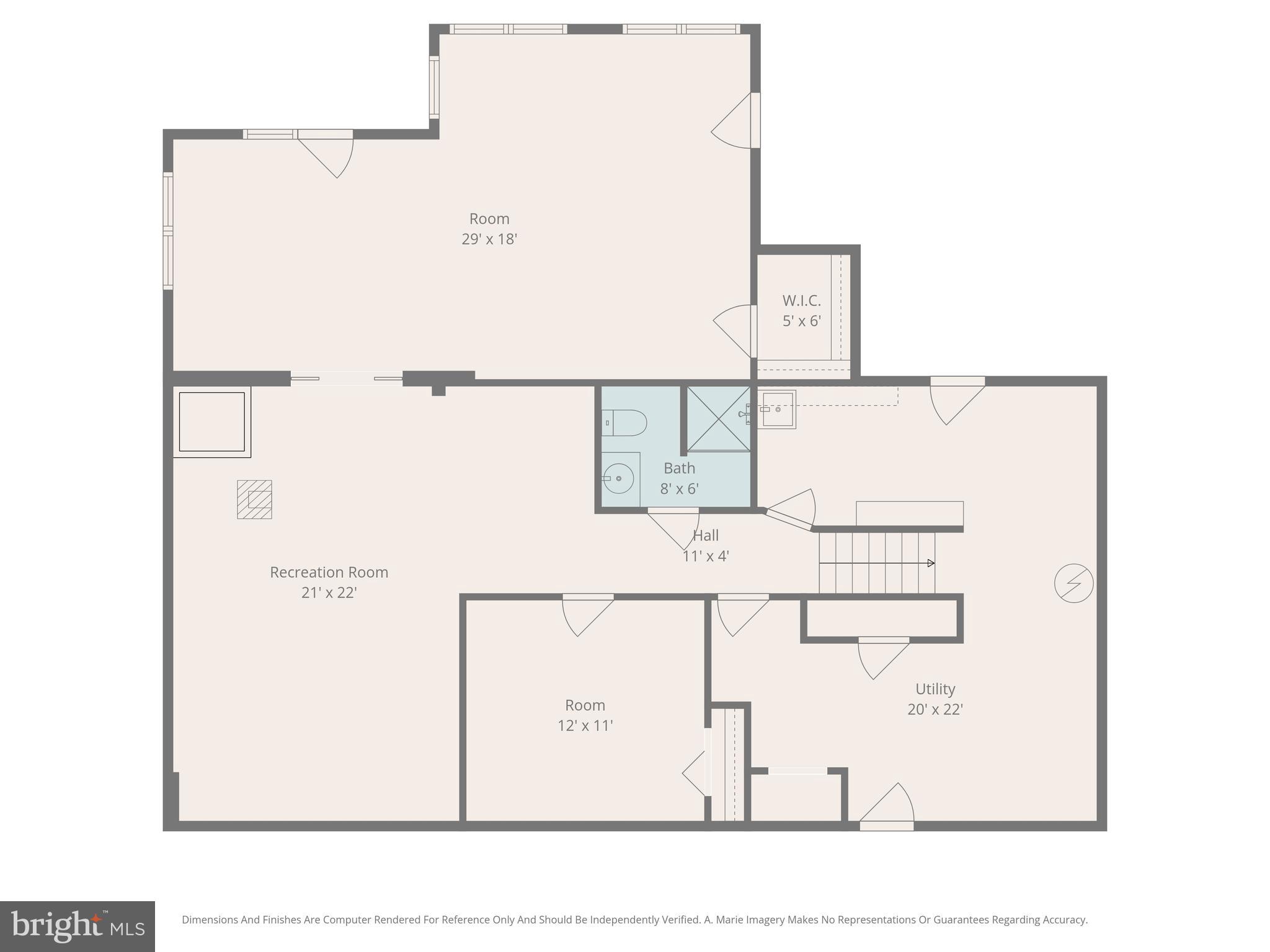 2528 Monocacy Bottom Road Adamstown, MD 21710 - Photo 19 of 61 Lower level layout with flexible living space.