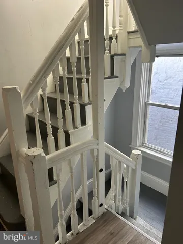 a view of a brick buildings