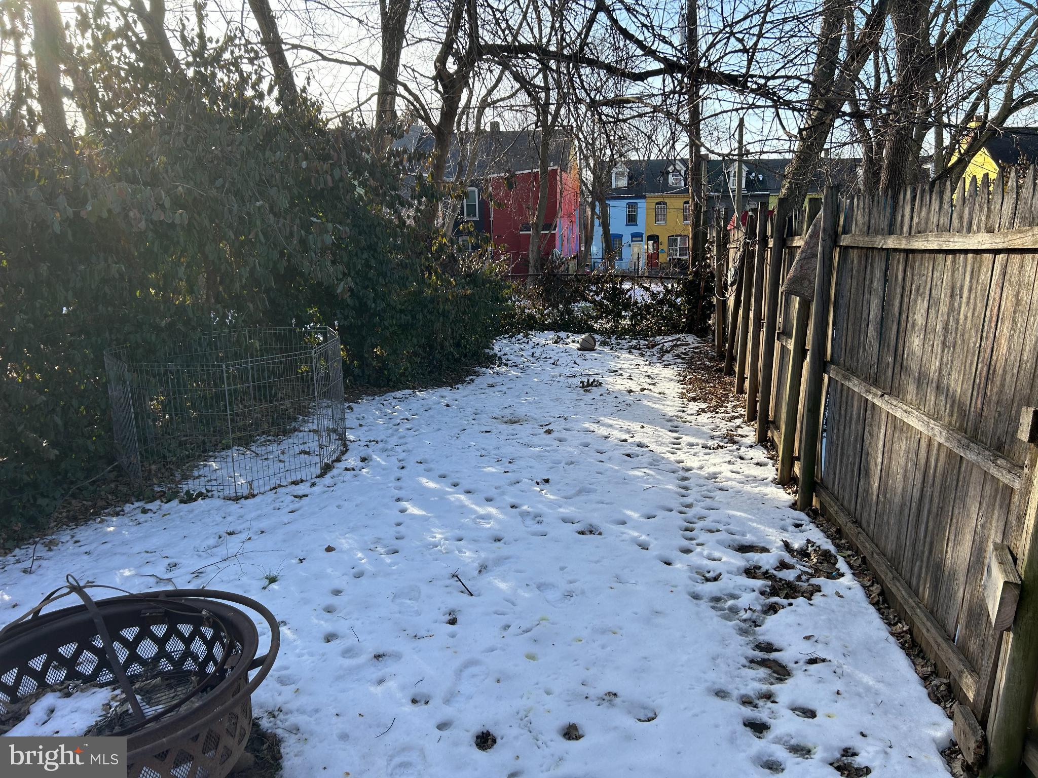 348 South Queen Street Lancaster, PA 17603 - Photo 25 of 25 Charming winter garden with colorful homes beyond.