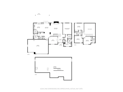 a picture of a floor plan