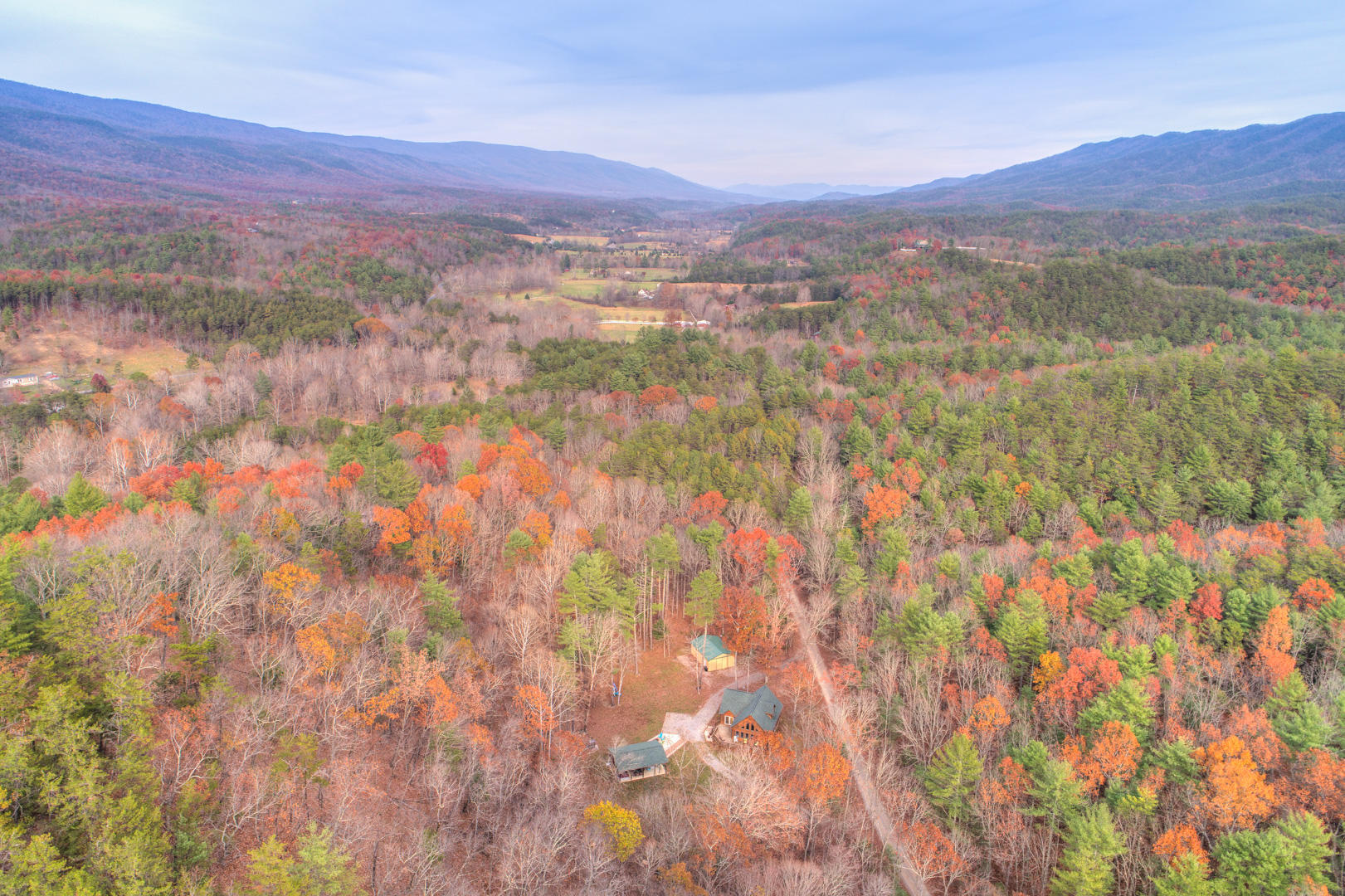 6551 Foxfire Road Catawba, VA 24070 - Photo 50 of 57 a view of city and mountain