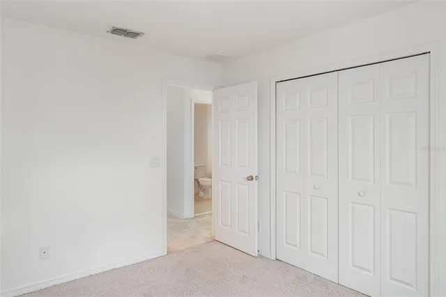 a view of a room with an empty space