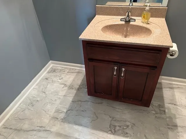 a view of a bathroom