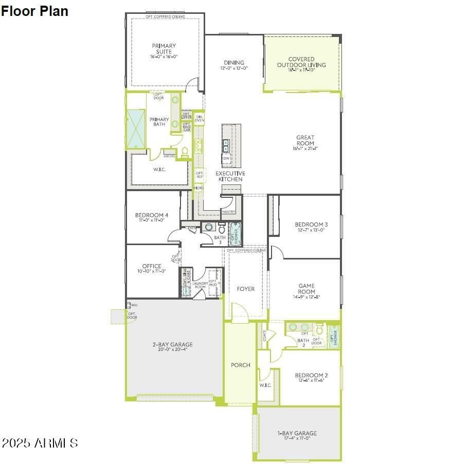 1292 East Plum Street Gilbert, AZ 85298 - Photo 19 of 19 Floor Plan