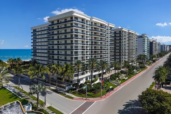 a front view of a building