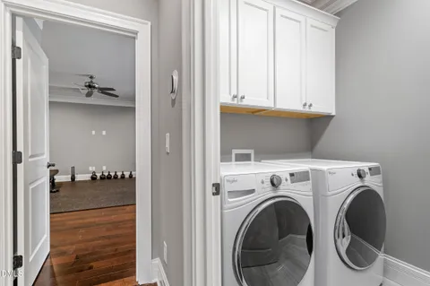 a view of washer and dryer