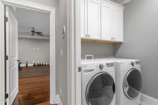 a view of washer and dryer