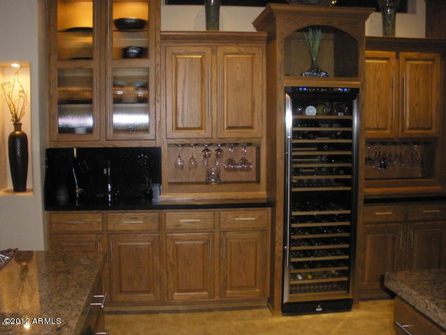 42039 North Crooked Stick Road Anthem, AZ 85086 - Photo 5 of 14 Kitchen Built-in Wine Rack